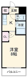 置地マンション【2階】の間取り