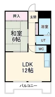 インターシティ黒川【6階】の間取り