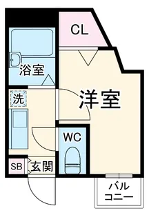 グランフォート那古野【3階】の間取り