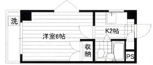 ツインハイツA棟【2階】の間取り