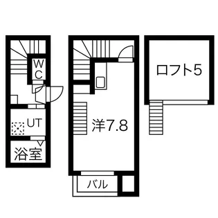 グローバルスタンス【205号室】の間取り