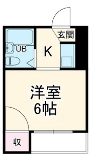 城南ビル【401号室】の間取り