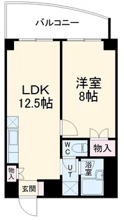 ライフステージ徳川【5階】の間取り