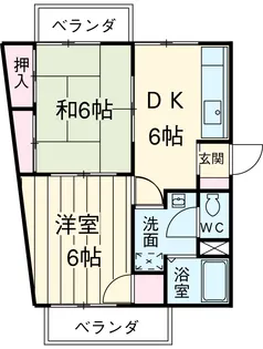 ハイツアゼリア【2階】の間取り