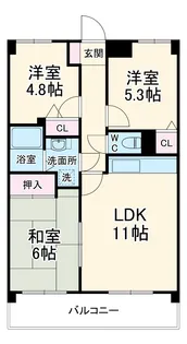 ケイエル市川【2階】の間取り