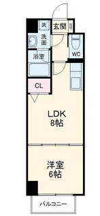 HF名駅北レジデンス EAST【12階】の間取り