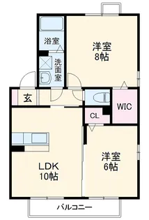ロイヤルタウン A【2階】の間取り