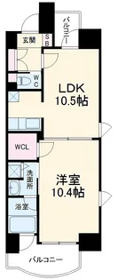 さくらHills名駅NORTH【4階】の間取り