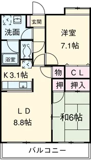アウラ10【2階】の間取り