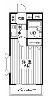 パークテラス塩焼【2階】の間取り