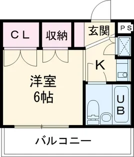 ROSE GARDEN R12番館【2階】の間取り