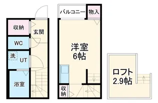 ルークス名古屋【1階】の間取り
