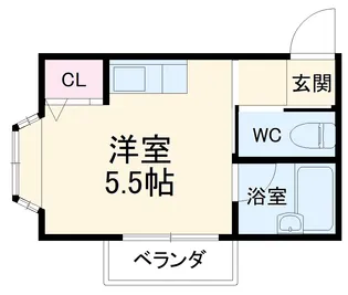 ルミエール城山【C-2号室】の間取り