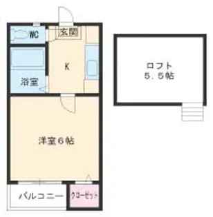 プルミエール浄心【103号室】の間取り