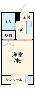 新清洲クラウンビル【207号室】の間取り