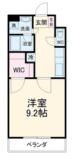 グラニテ【102号室】の間取り