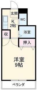 メゾン堀田【3A号室】の間取り
