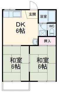 フォーブルひじり A【2階】の間取り