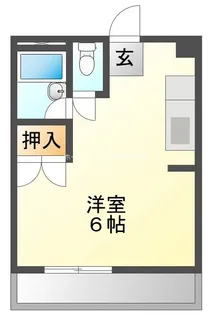 第6栄町レジデンス【2階】の間取り