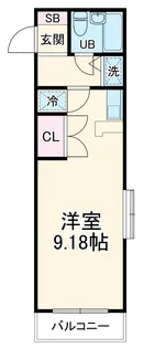 ローズガーデンA52【2階】の間取り