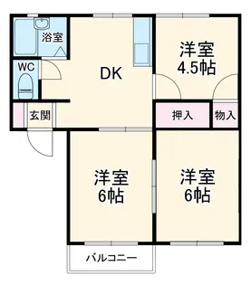 アーバンハイツYAMATO A【202号室】の間取り