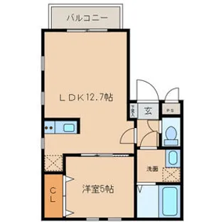 maple【3階】の間取り