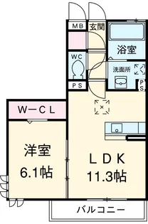 グラン シャトル【1階】の間取り