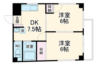 リベール相之川【202号室】の間取り