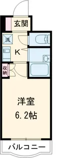 エミネンス聖蹟【202号室】の間取り