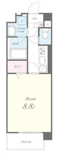 フローリッシュプレイス【1階】の間取り