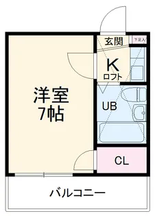 レオパレス小田井【104号室】の間取り