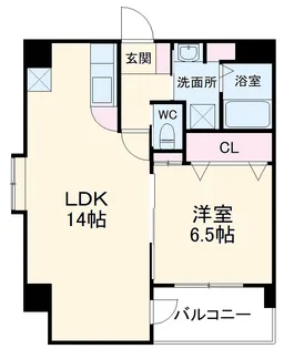 パラシオン・サン鳥見【502号室】の間取り