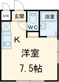 横浜元町ガーデン3【3階】の間取り