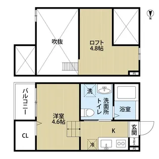 ウィーン・ベル【1階】の間取り