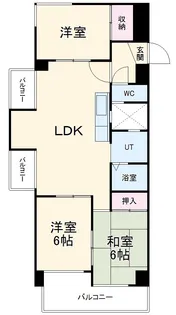 ユニバースビル【2階】の間取り