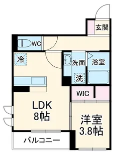 ウィン行徳【3階】の間取り