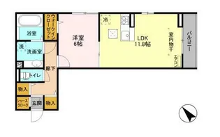 パークサイド・ハナ【3階】の間取り