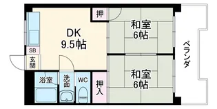 Casa de Feline (旧称 ビラ安藤)【502号室】の間取り