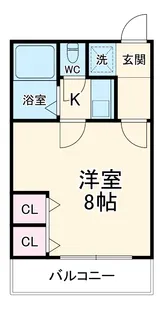 エスト葵南【9A号室】の間取り