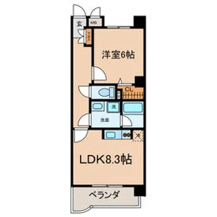 エクセレンス彩【3階】の間取り