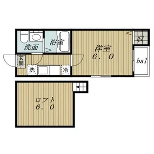 マインハイム枇杷島【2階】の間取り