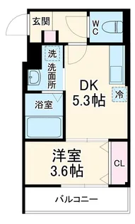 グランヴィーネ Ichikawa【2階】の間取り