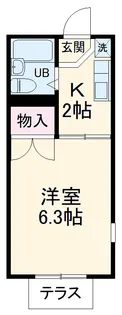 メゾン南行徳【1階】の間取り