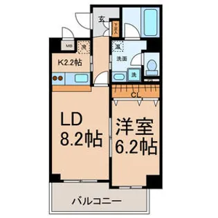 FS.幅下【3階】の間取り