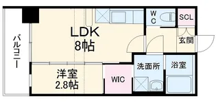 オリス丸の内【402号室】の間取り