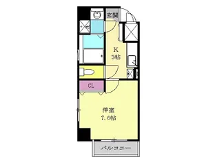 LEXCEED izumi(レクシードイズミ)【4階】の間取り