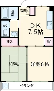 コーポ長谷川【403号室】の間取り