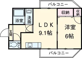 第3奥村マンション【4階】の間取り