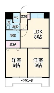 プランドールNⅠ【502号室】の間取り
