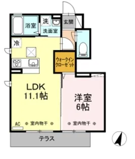 グリーンパレス東戸塚【1階】の間取り